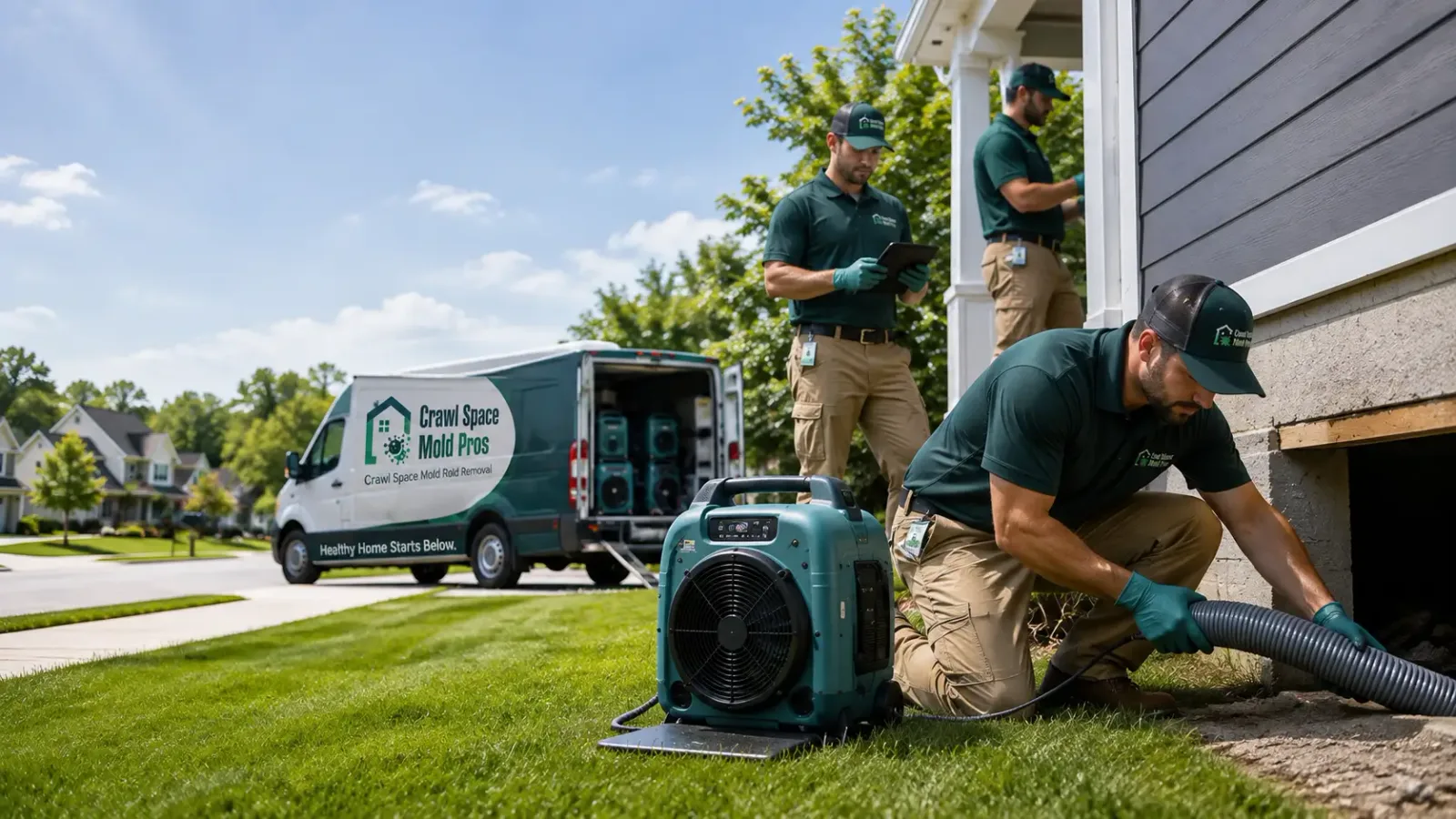 Crawl Space Mold Removal in Manning, ND